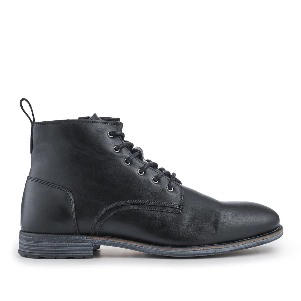 Dalias Leather Ankle Boots - DALIAS / 328 358 - Black - Image 2