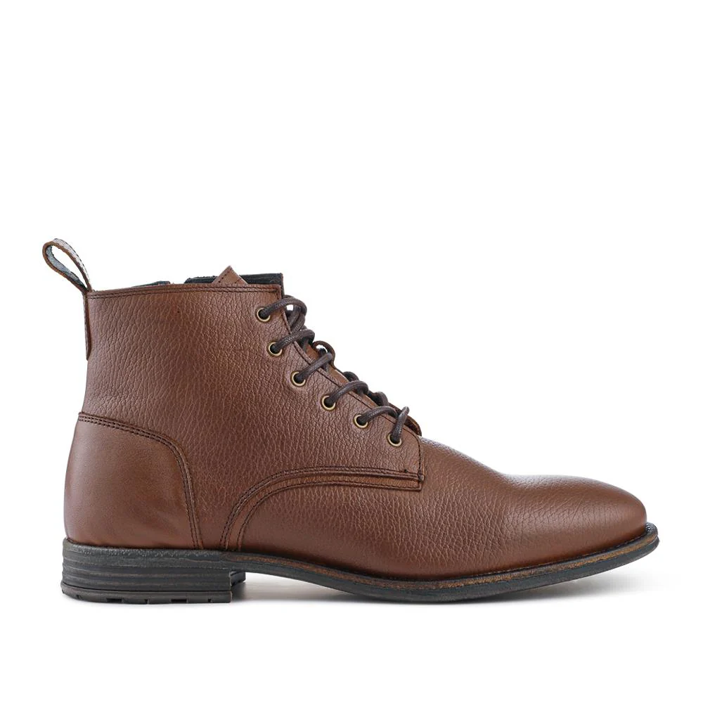 Dalias Leather Ankle Boots - DALIAS / 328 358 - Chestnut - Image 2