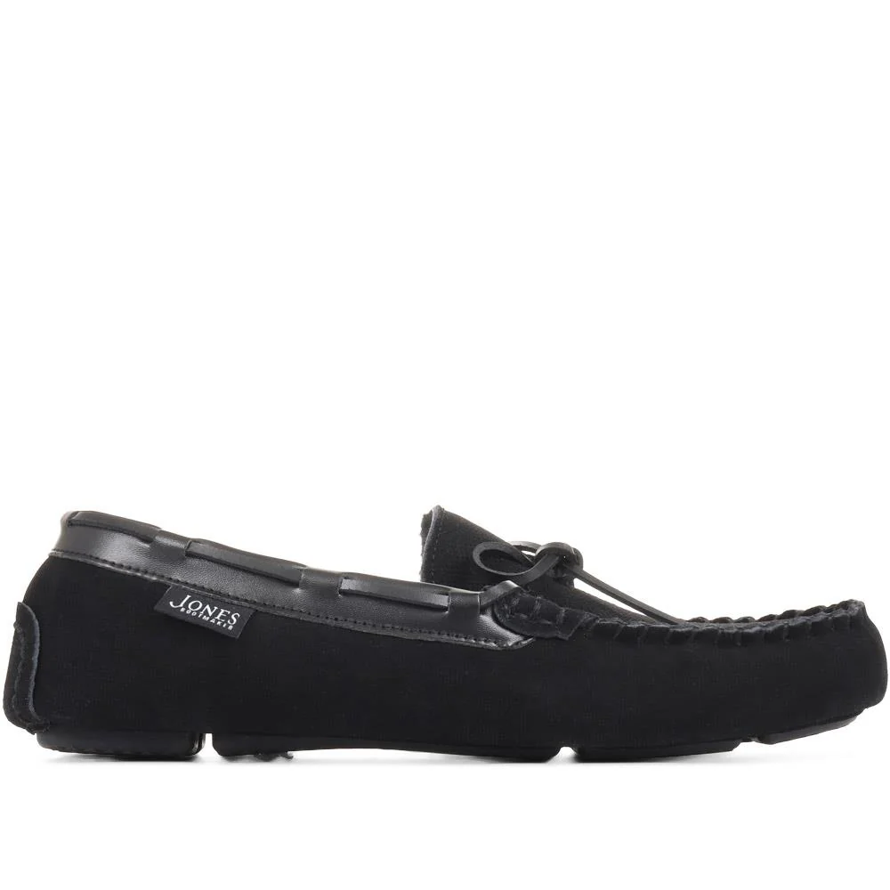 Dallas Sheepskin Lined Slippers - DALLAS / 319 283 - Black - Image 2