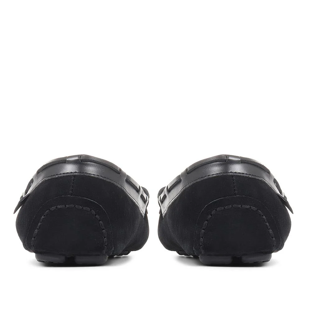 Dallas Sheepskin Lined Slippers - DALLAS / 319 283 - Black - Image 3