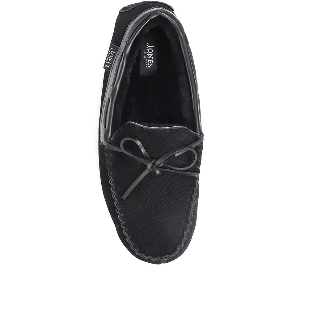 Dallas Sheepskin Lined Slippers - DALLAS / 319 283 - Black - Image 4
