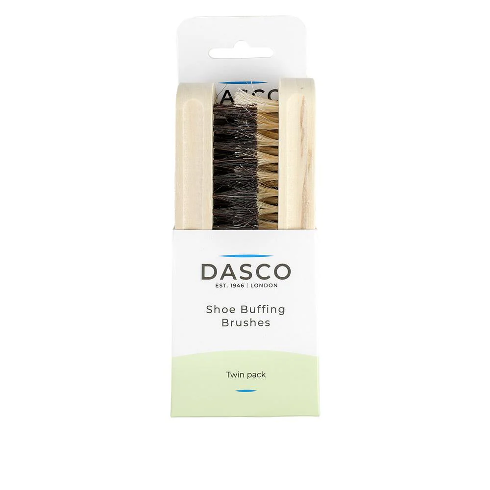 Dasco Shoe Buffing Brushes Twin Pack - DCO57001
