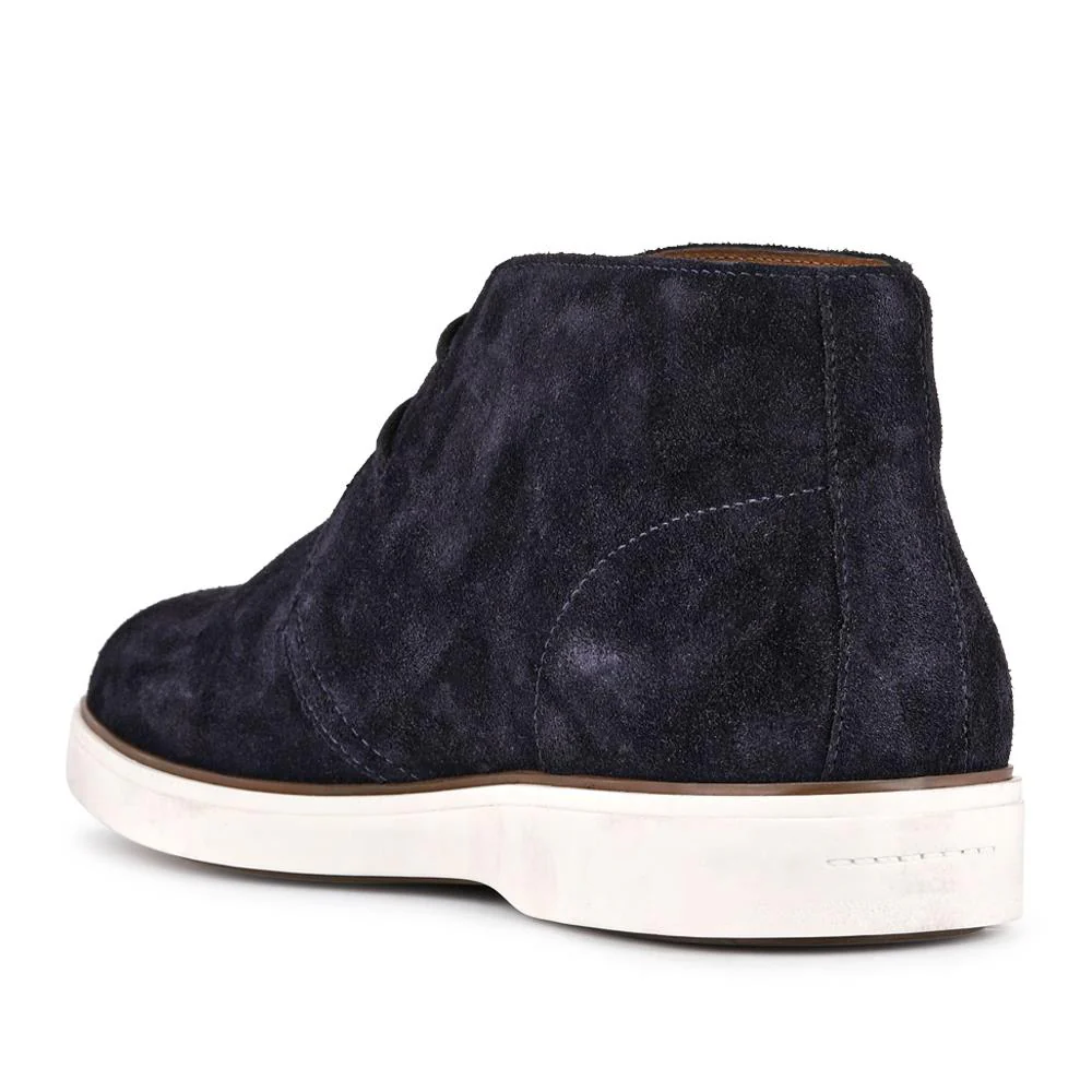 Demetrio Suede Leather Boots - DEMETRIO / 328 070 - Navy Suede - Image 3