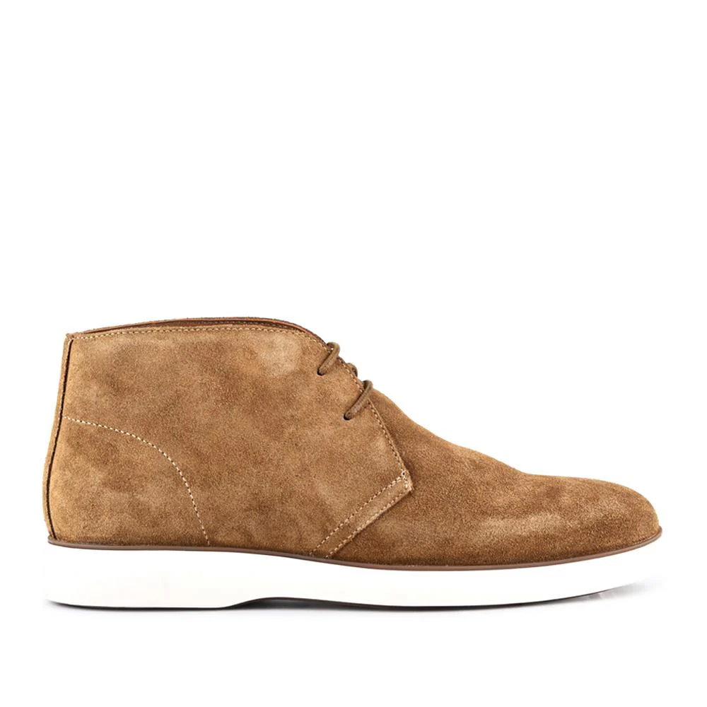 Demetrio Suede Leather Boots - DEMETRIO / 328 070 - Tan Suede - Image 2
