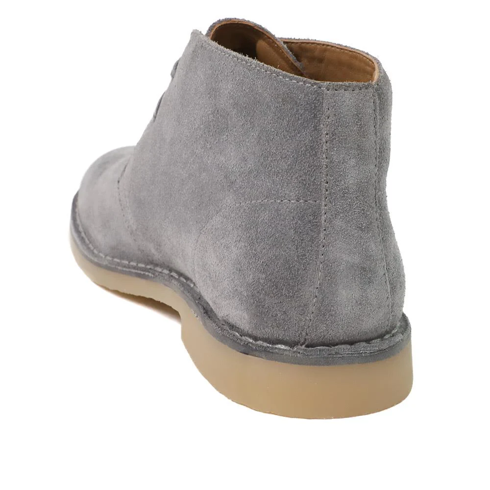 Desert1 Leather Chukka Boots - DESERT1 / 325 926 - Grey Suede - Image 3