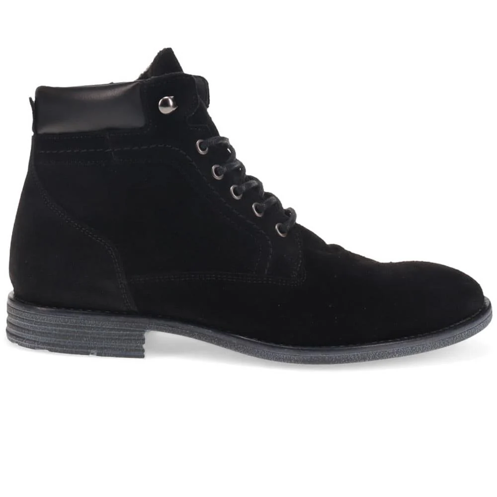 Docklands Leather Lace-Up Boots - DOCKLANDS / 321 008 - Black Suede - Image 2