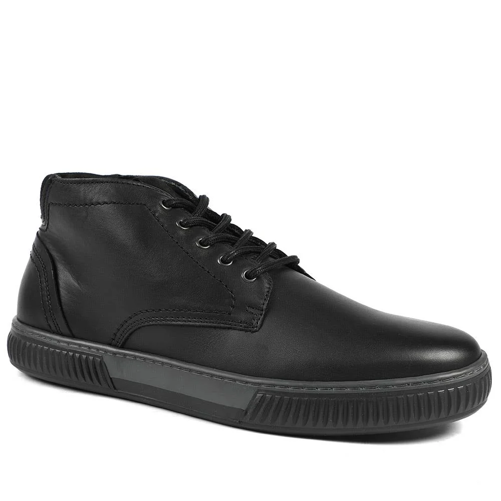 Dorset Leather Chukka Boots  - DORSET / 325 901 - Black Leather