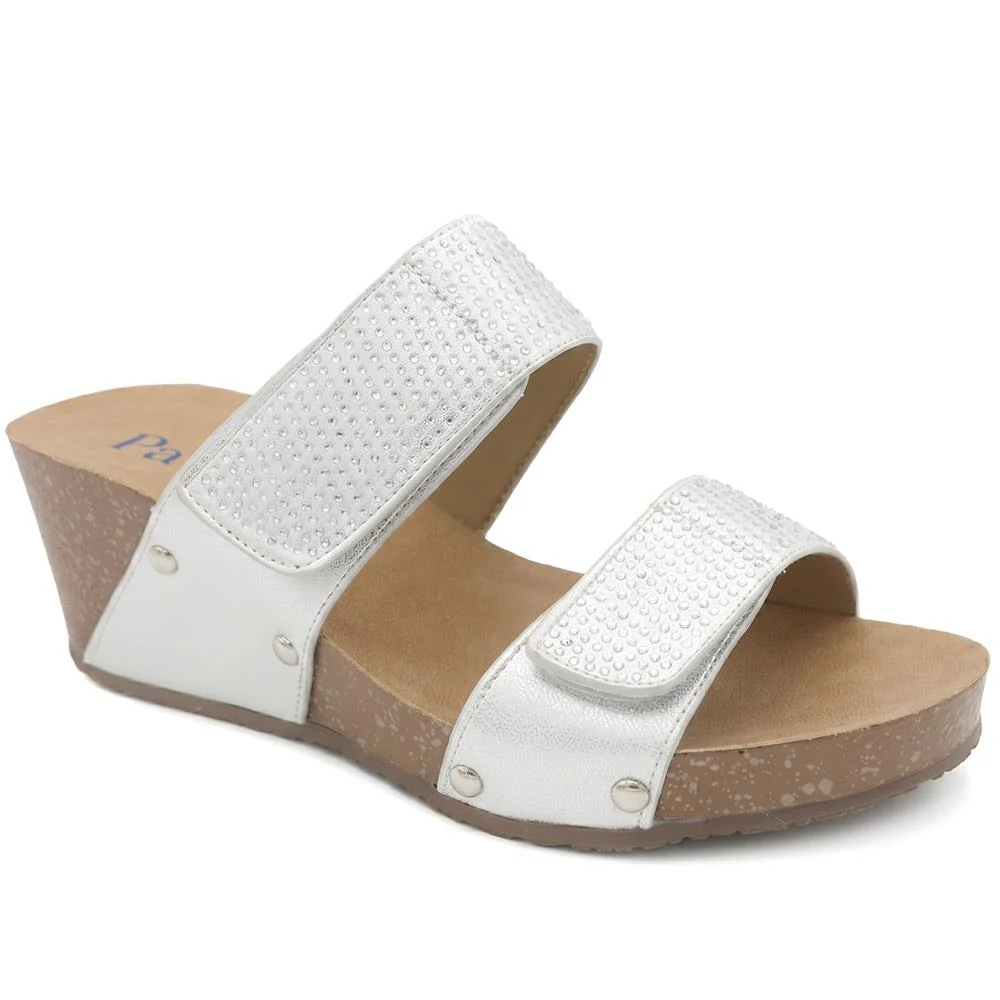 Dual Adjustable Fasten Wedge Sandals - BAIZH43046 / 329 347