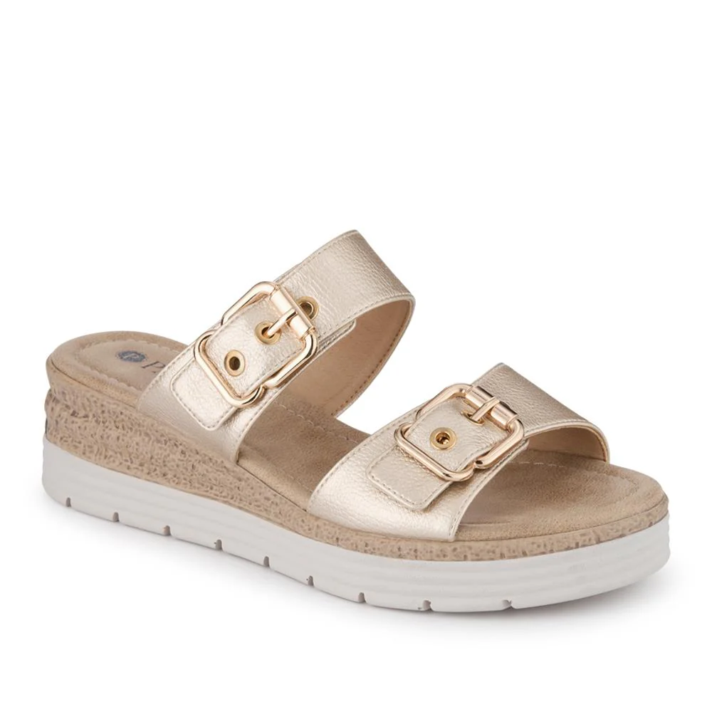 Dual-Buckled Mule Sandals - WOIL41018 / 327 182 - Image 2