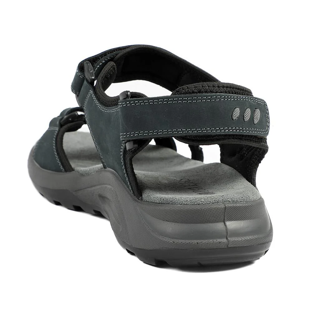 Dual Fasten Comfort Sandals - DDIN43008 / 329 102 - Navy Blue-Green - Image 4