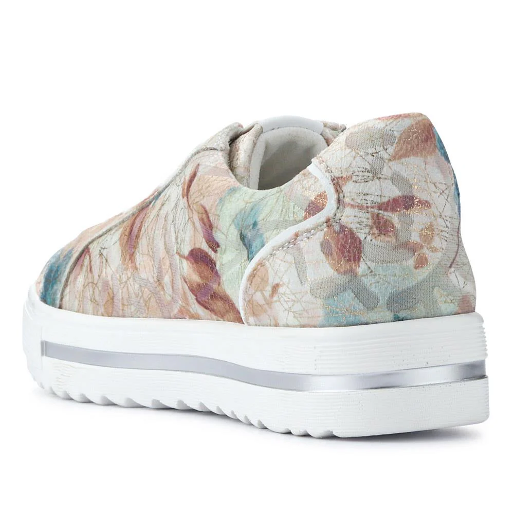 Dual-Fasten Platform Trainers - WBINS41005 / 327 106 - Floral - Image 3