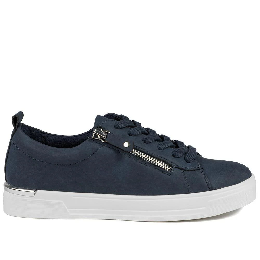 Dual-Fasten Trainers - WBINS39007 / 324 929 - Navy - Image 3