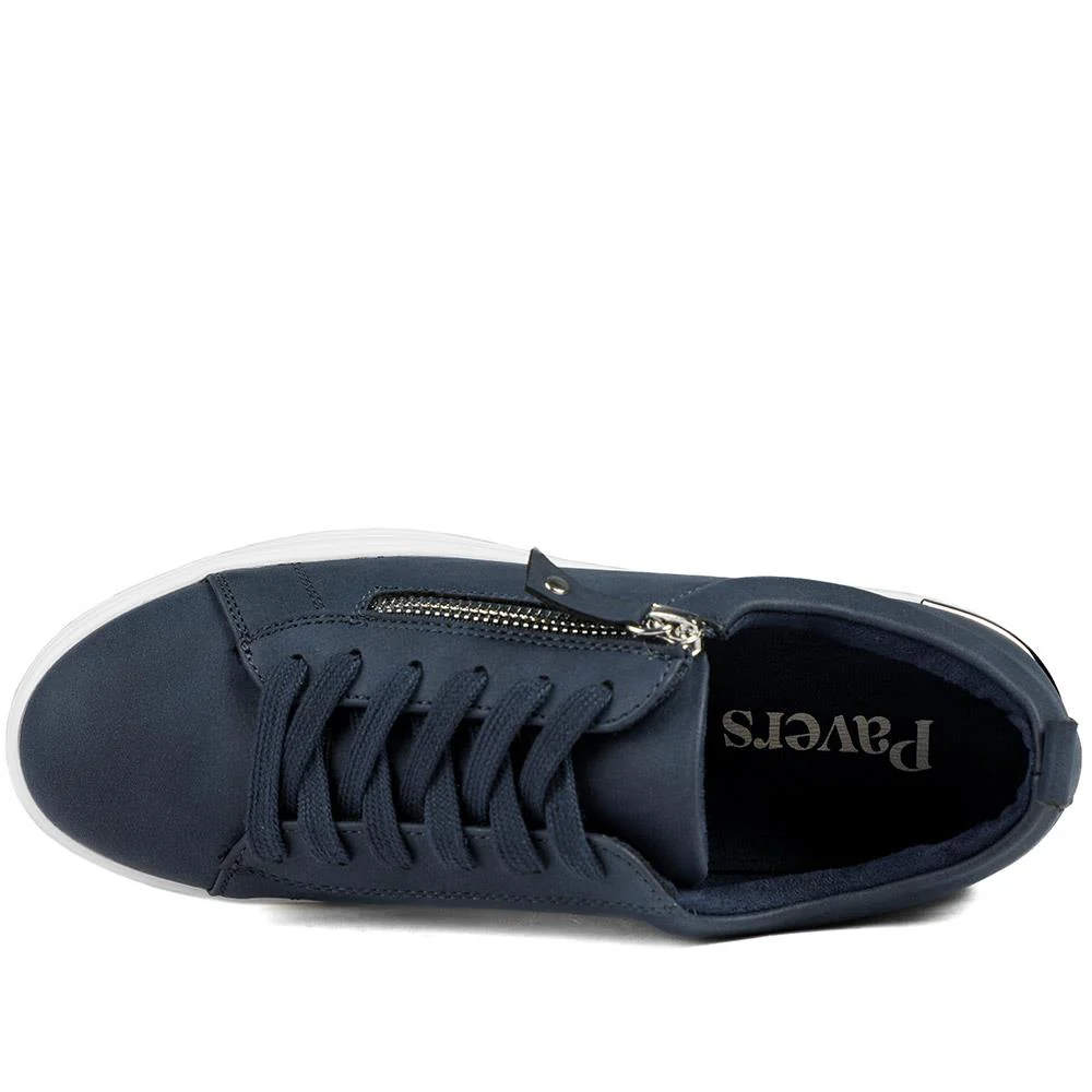 Dual-Fasten Trainers - WBINS39007 / 324 929 - Navy - Image 5