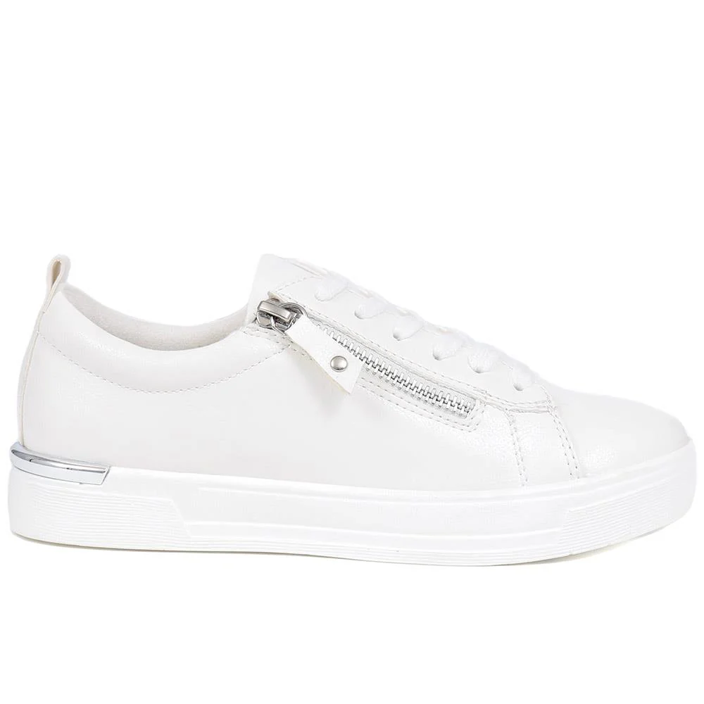 Dual-Fasten Trainers - WBINS39007 / 324 929 - White - Image 2