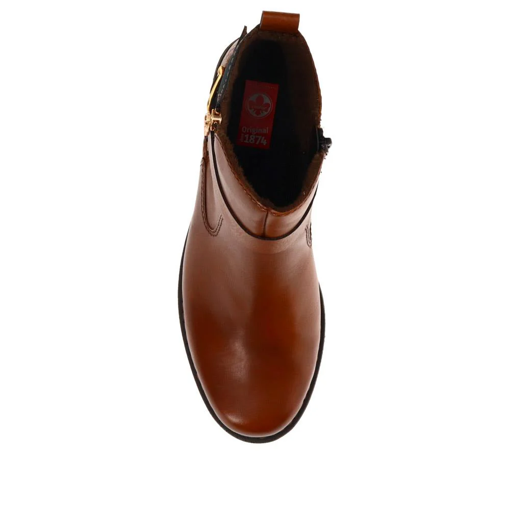 Dual-Fastening Ankle Boots - RKR40508 / 325 676 - Tan - Image 4