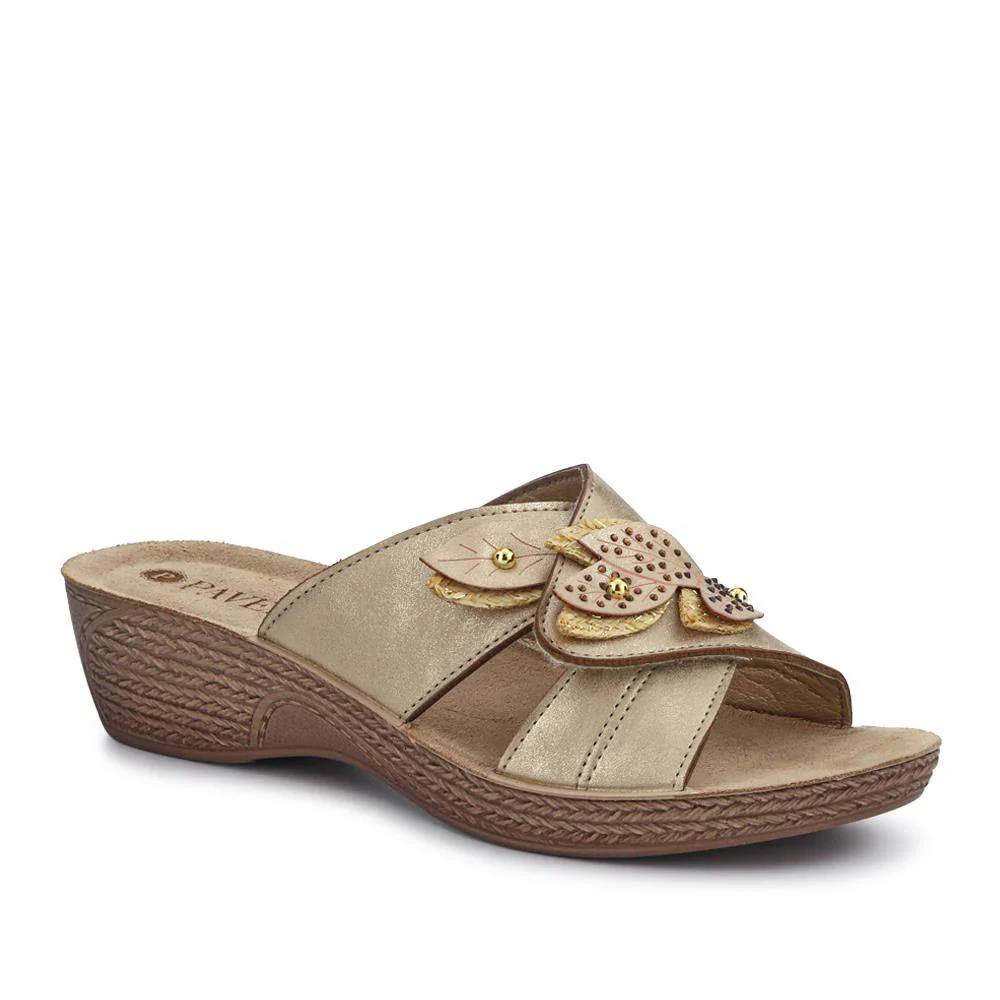 Adjustable Extra-Cushioned Sandals - INB41021 / 327 505 - Beige
