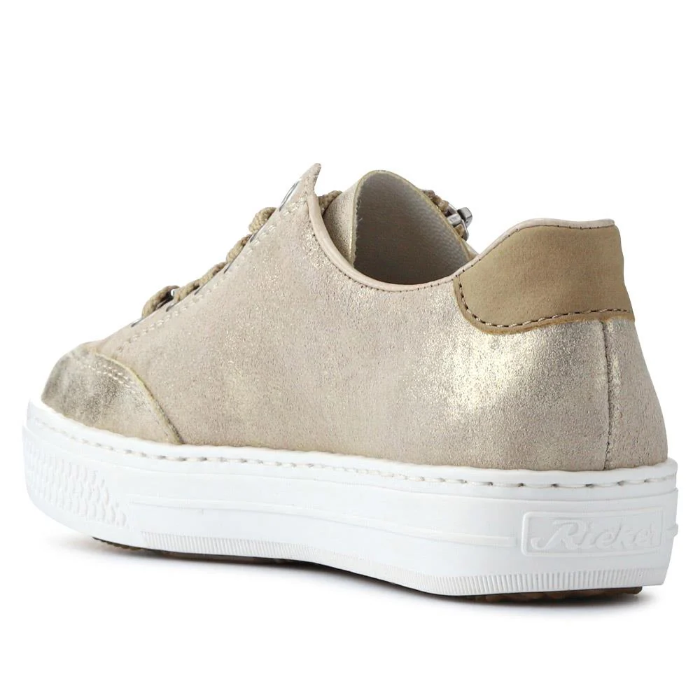 Dual-Fastening Memory Foam Trainers - RKR41510 / 326 825 - Metallic - Image 3