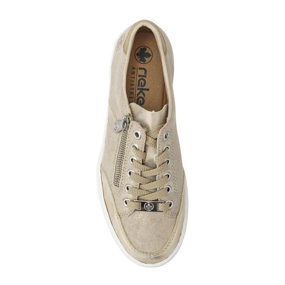 Dual-Fastening Memory Foam Trainers - RKR41510 / 326 825 - Metallic - Image 4