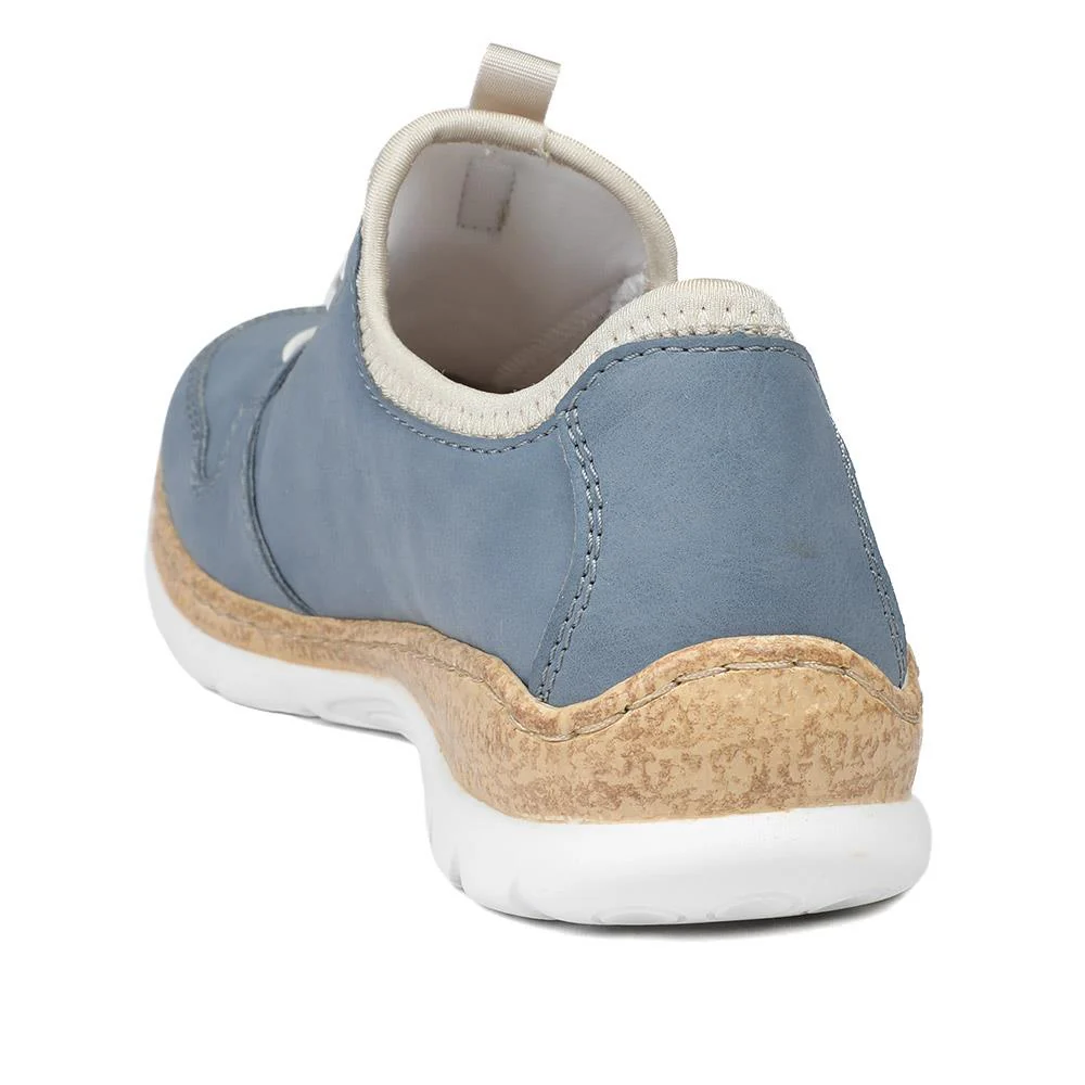 Dual-Fastening Memory-Foam Trainers - RKR41517 / 326 833 - Blue - Image 3