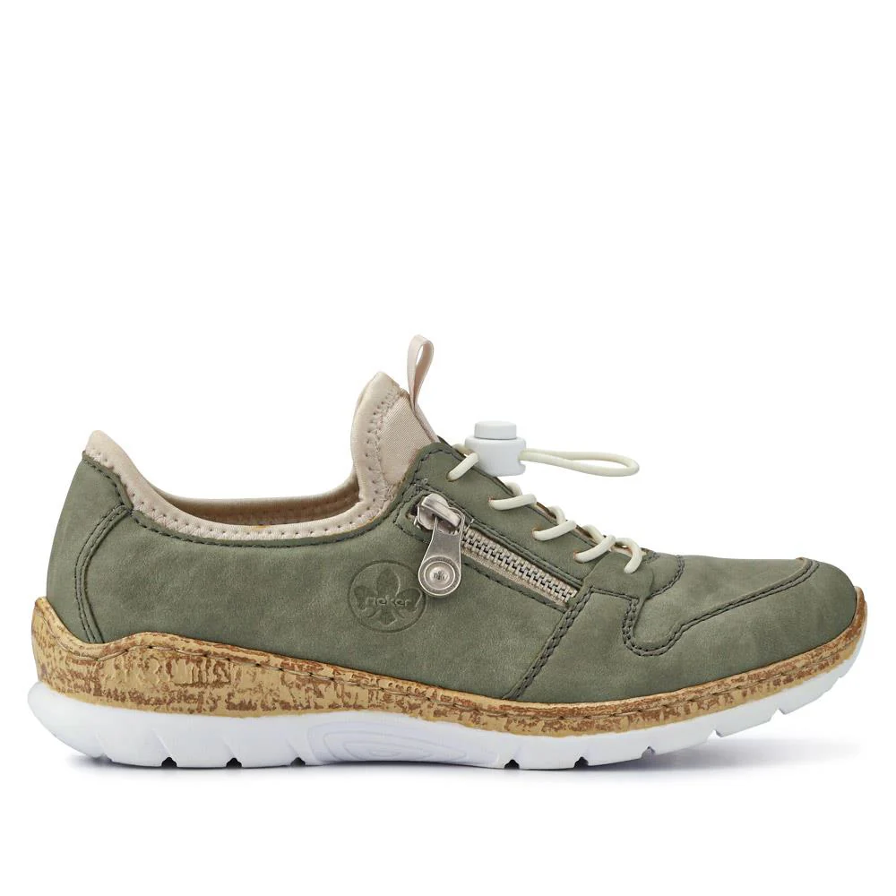 Dual-Fastening Memory-Foam Trainers - RKR41517 / 326 833 - Green - Image 2
