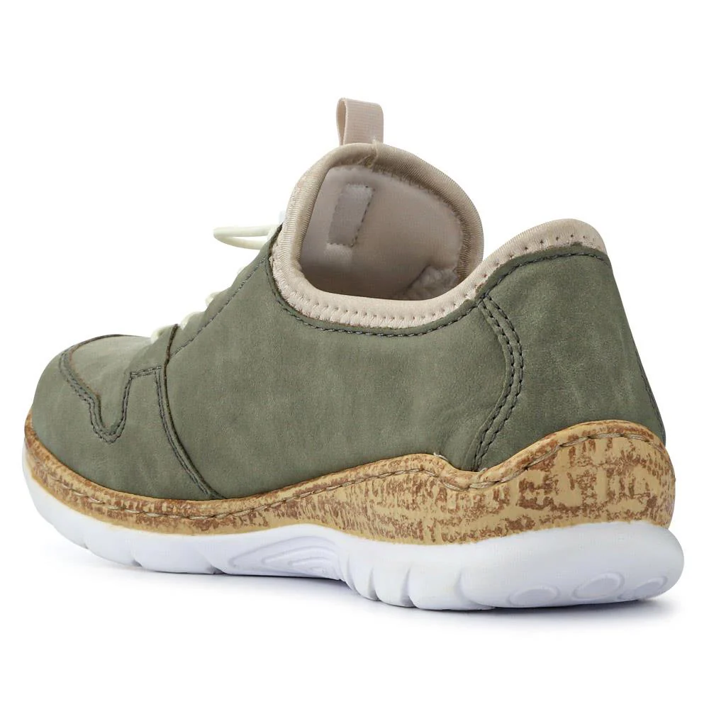 Dual-Fastening Memory-Foam Trainers - RKR41517 / 326 833 - Green - Image 3