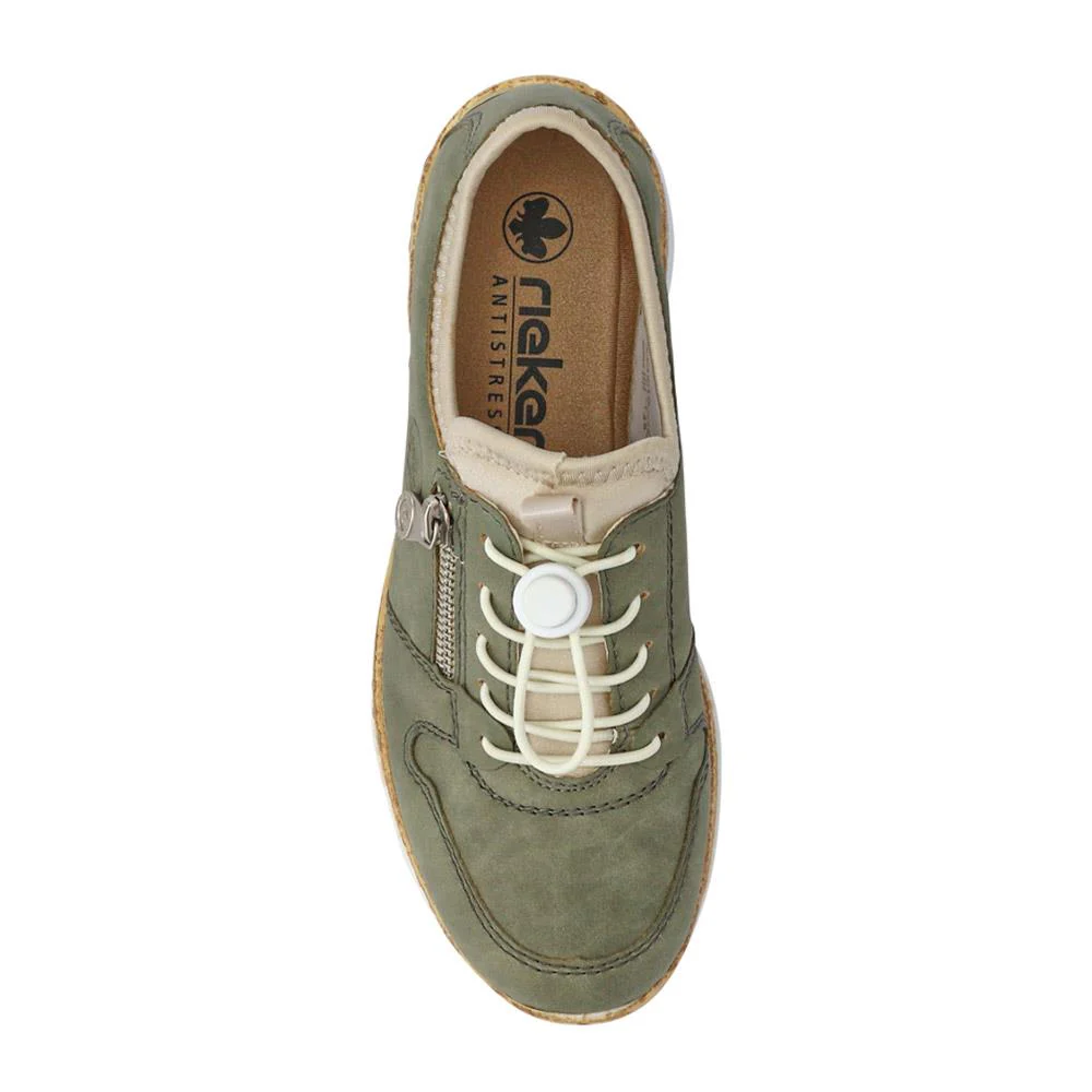 Dual-Fastening Memory-Foam Trainers - RKR41517 / 326 833 - Green - Image 4