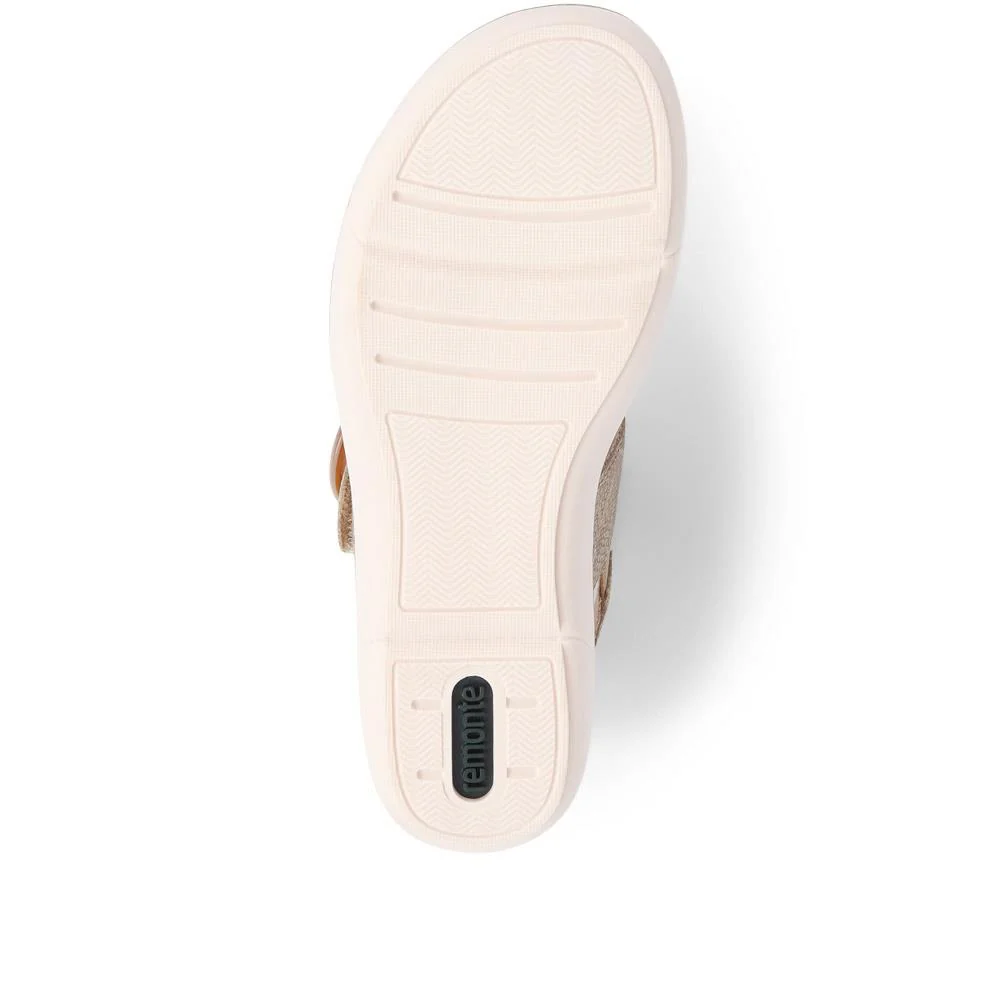 Dual-Fitting Two-Tone Sandals - DRS33503 / 319 686 - Tan Multi - Image 4