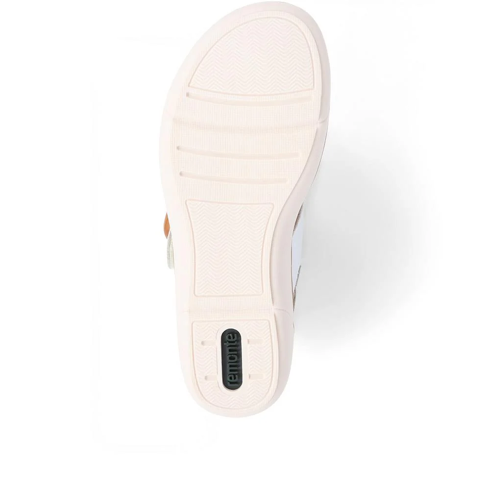 Dual-Fitting Two-Tone Sandals - DRS33503 / 319 686 - White - Image 4