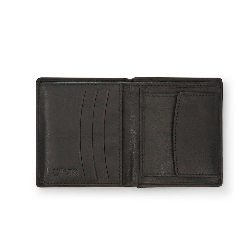 Dual-Folding Leather Wallet - COAS41019 / 327 644 - Black - Image 2