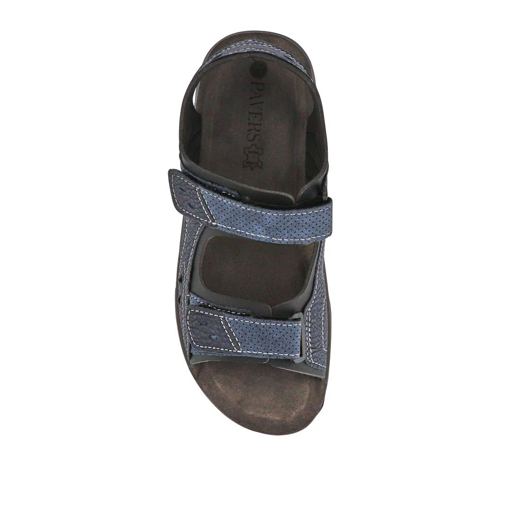 Dual Touch-Fasten Sandals - INB41012 / 326 993 - Navy - Image 4