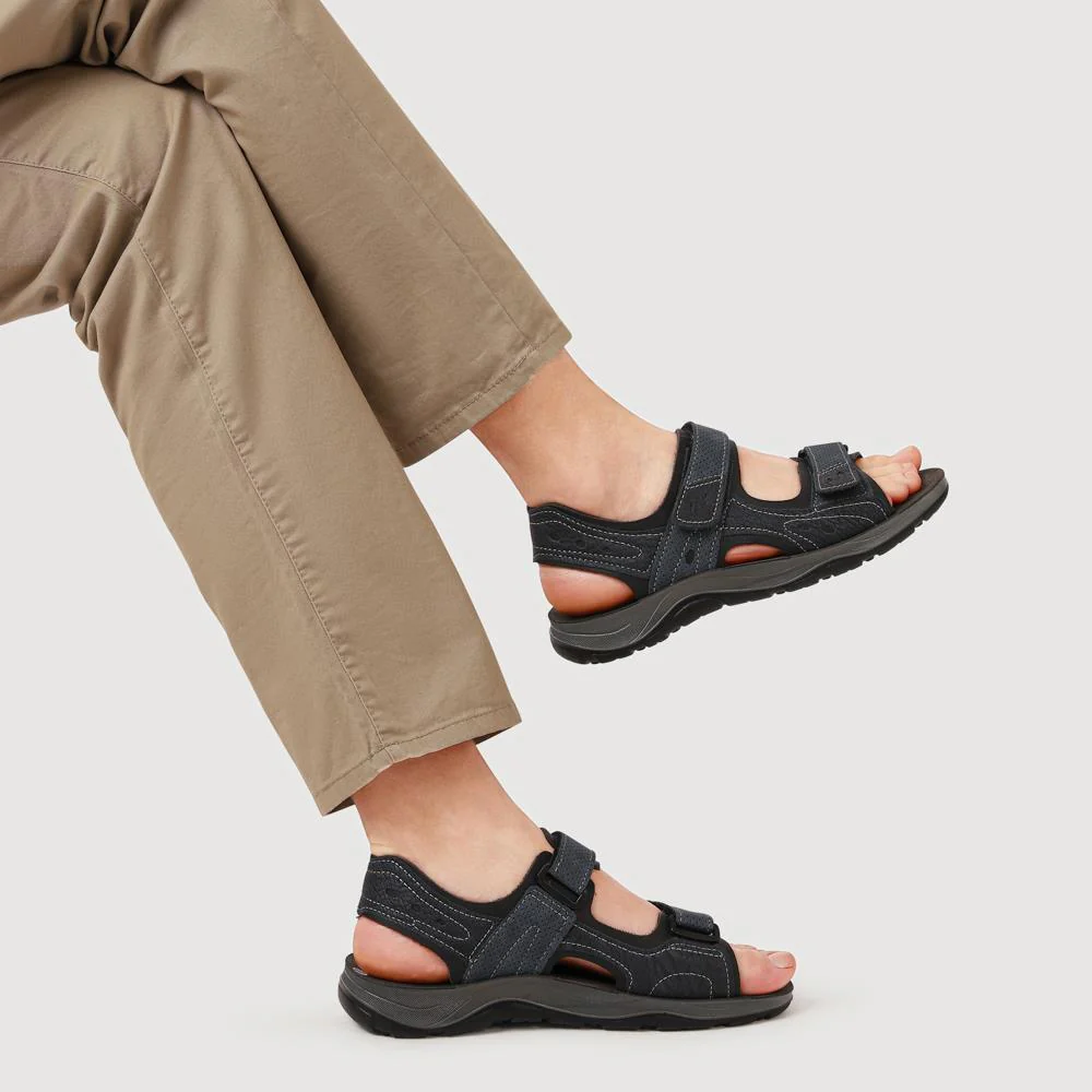 Dual Touch-Fasten Sandals - INB41012 / 326 993 - Navy - Image 5