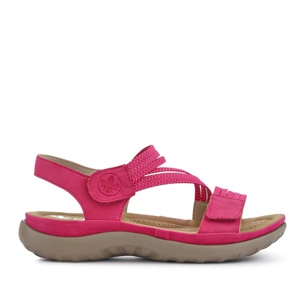Dual-Touch-Fasten Sandals - RKR41543 / 327 290 - Fuschia - Image 3
