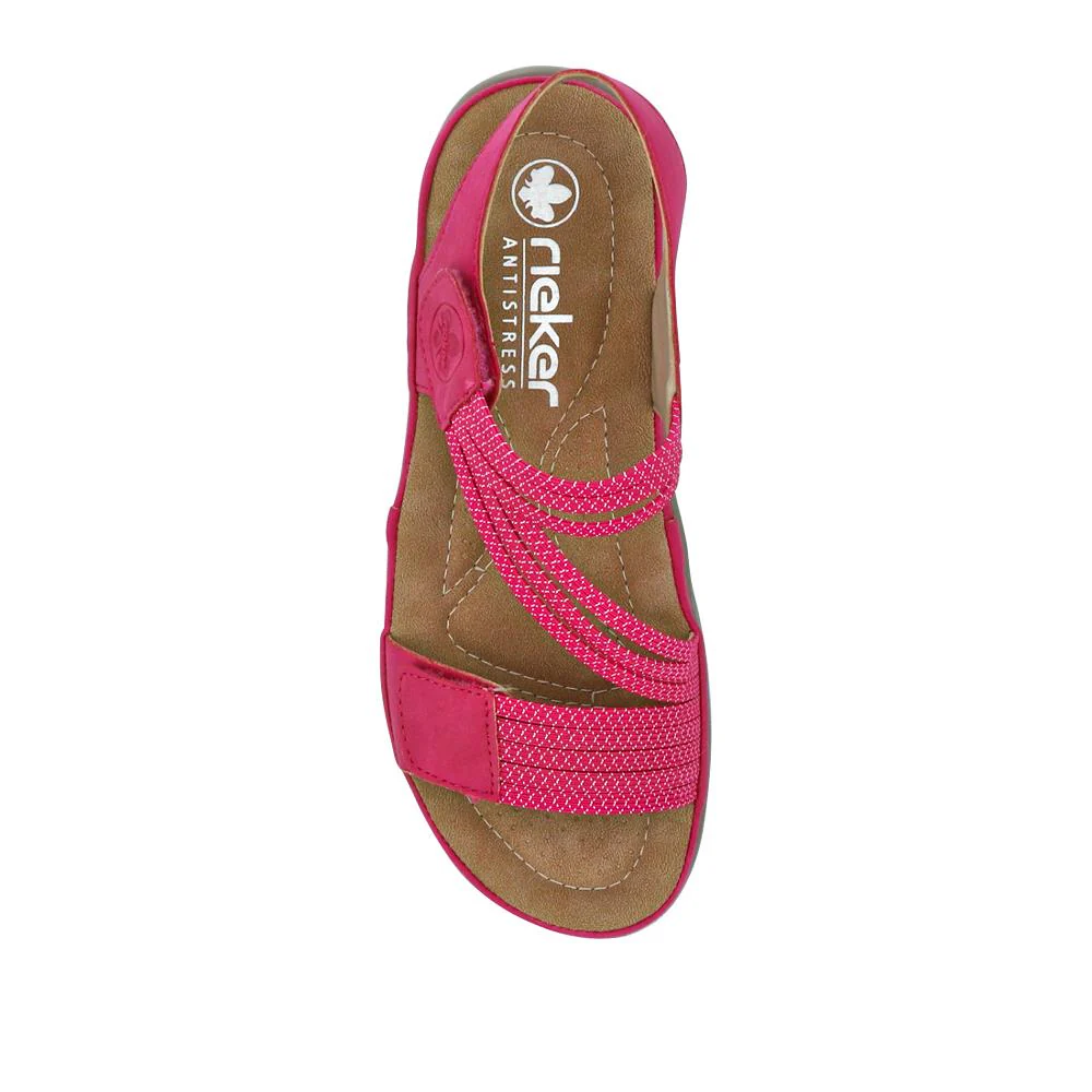 Dual-Touch-Fasten Sandals - RKR41543 / 327 290 - Fuschia - Image 5