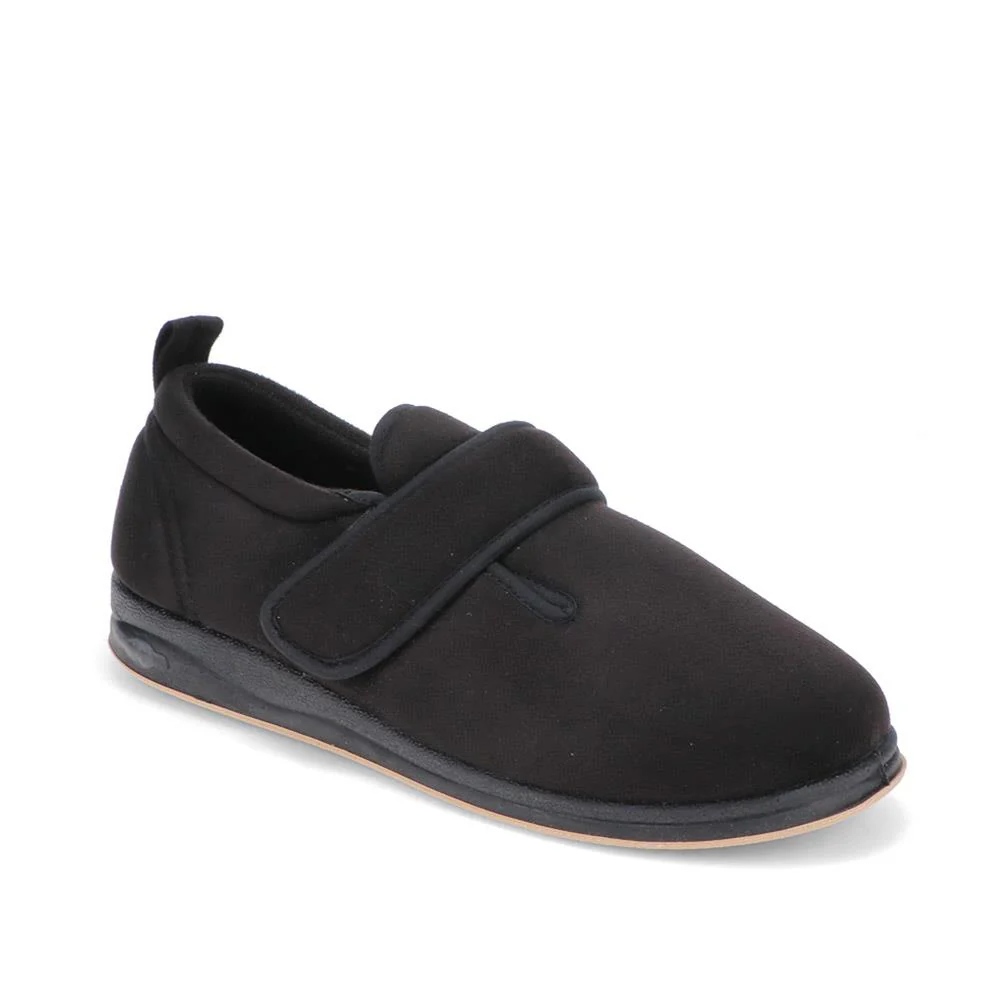Dual Touch-Fasten Slippers - QING40028 / 326 482 - Black