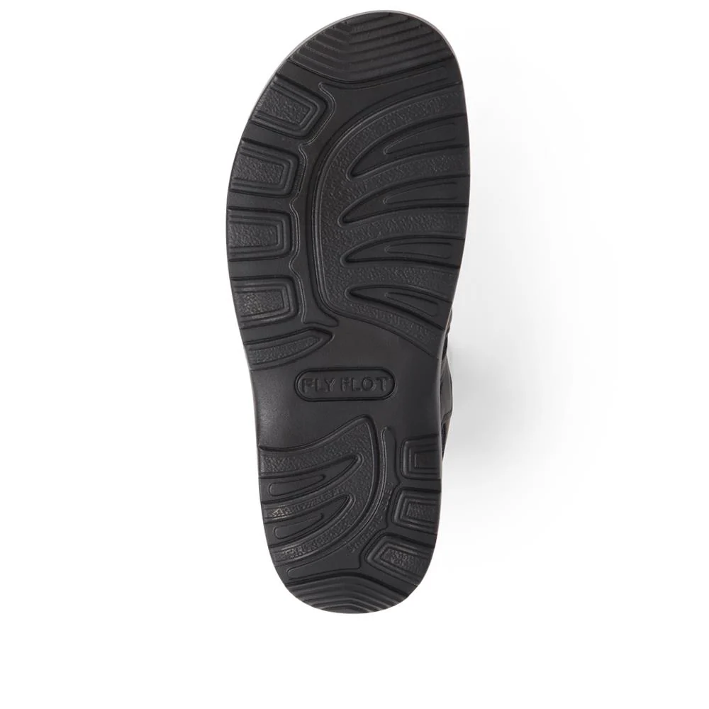 Dual-Touch-Fastening Sandals - FLY39099 / 324 767 - Black - Image 4