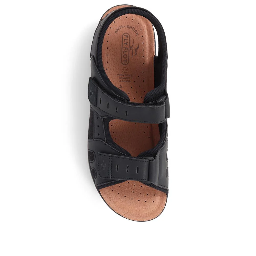 Dual-Touch-Fastening Sandals - FLY39099 / 324 767 - Black - Image 5