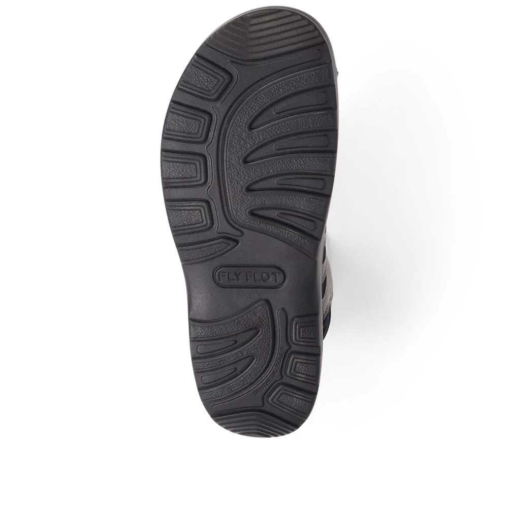 Dual-Touch-Fastening Sandals - FLY39099 / 324 767 - Grey - Image 4