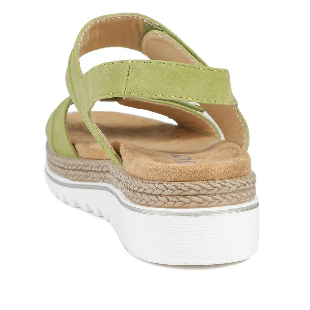 Dual Touch-Fastening Sandals - WBINS41055 / 327 235 - Green - Image 4