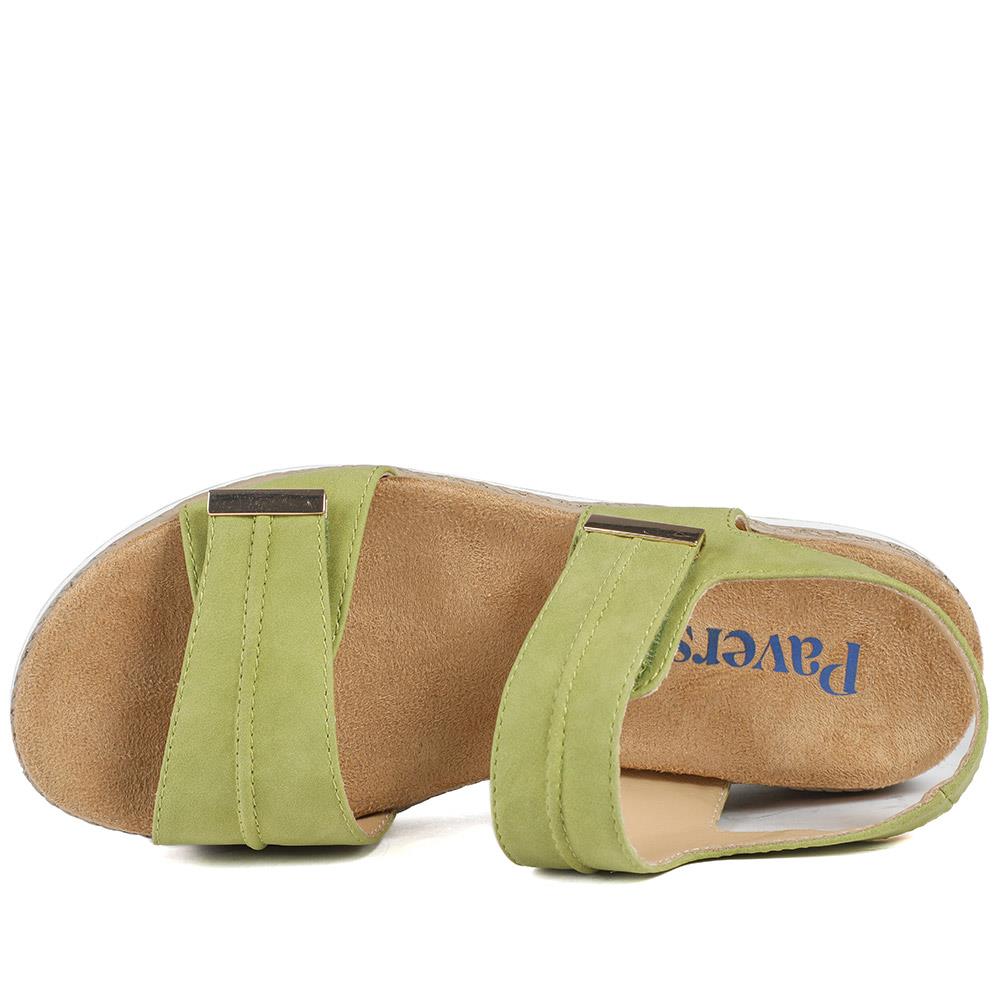 Dual Touch-Fastening Sandals - WBINS41055 / 327 235 - Green - Image 5