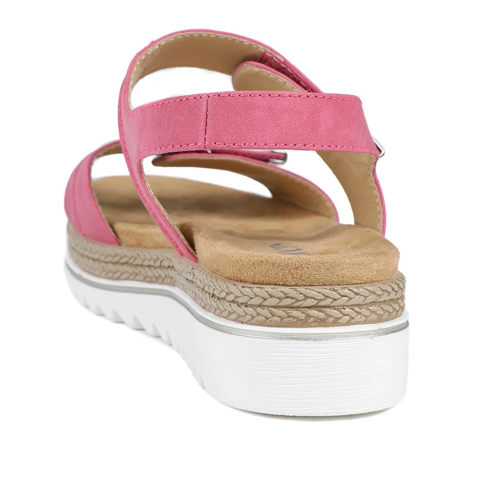 Dual Touch-Fastening Sandals - WBINS41055 / 327 235 - Pink - Image 4