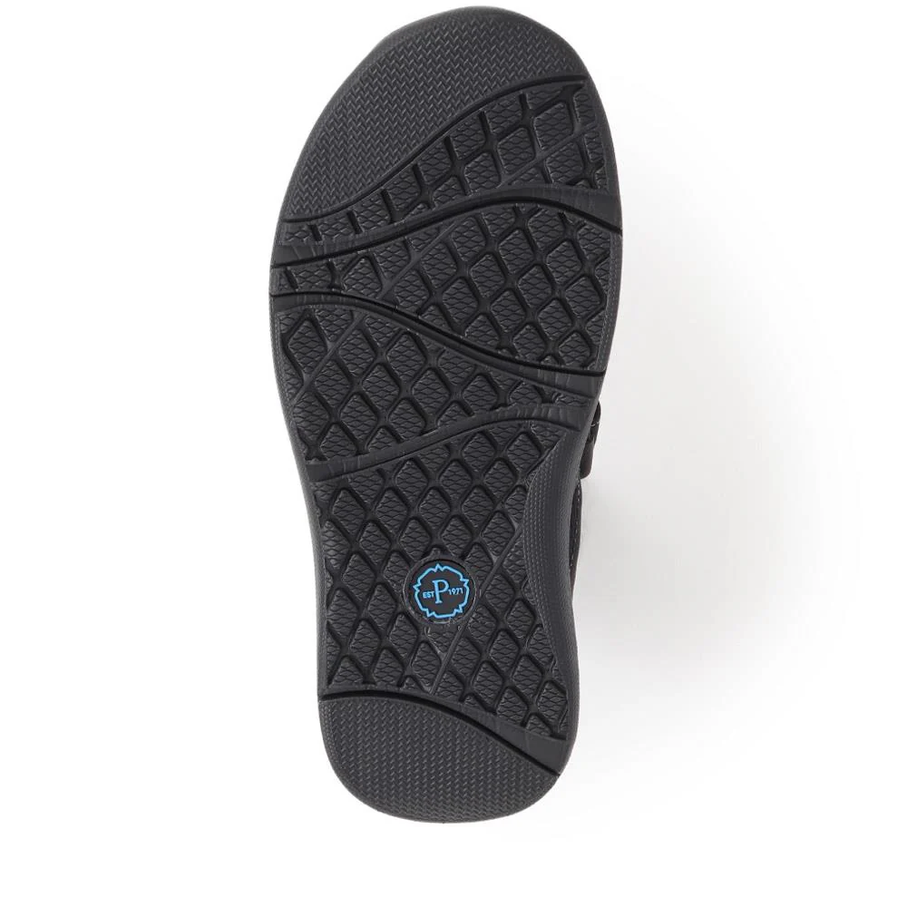 Dual Touch-Fastening Sandals - XIAM39003 / 325 673 - Black - Image 4
