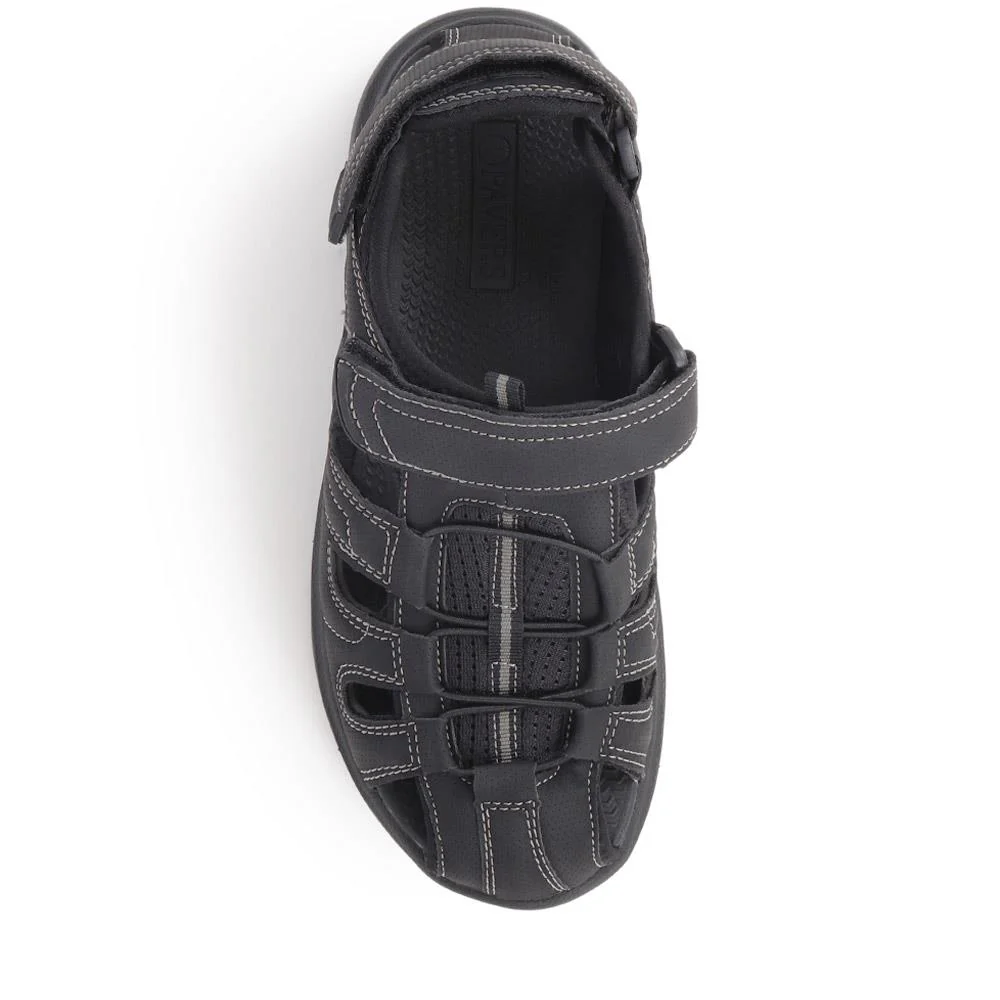 Dual Touch-Fastening Sandals - XIAM39003 / 325 673 - Black - Image 5