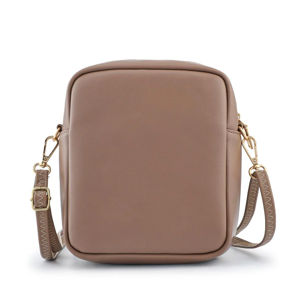Dual-Zip Mini Handbag - PRETT42010 / 328 276 - Coffee - Image 2