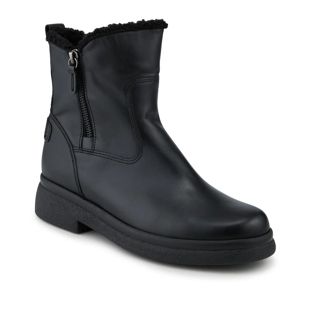 Duchess Gabor Wide Fit Leather Ankle Boots - GAB42521 / 327 886 - Black