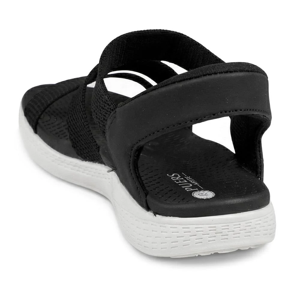 Easy Step In Lightweight Sandals - BOJIE43003 / 329 277 - Black - Image 3