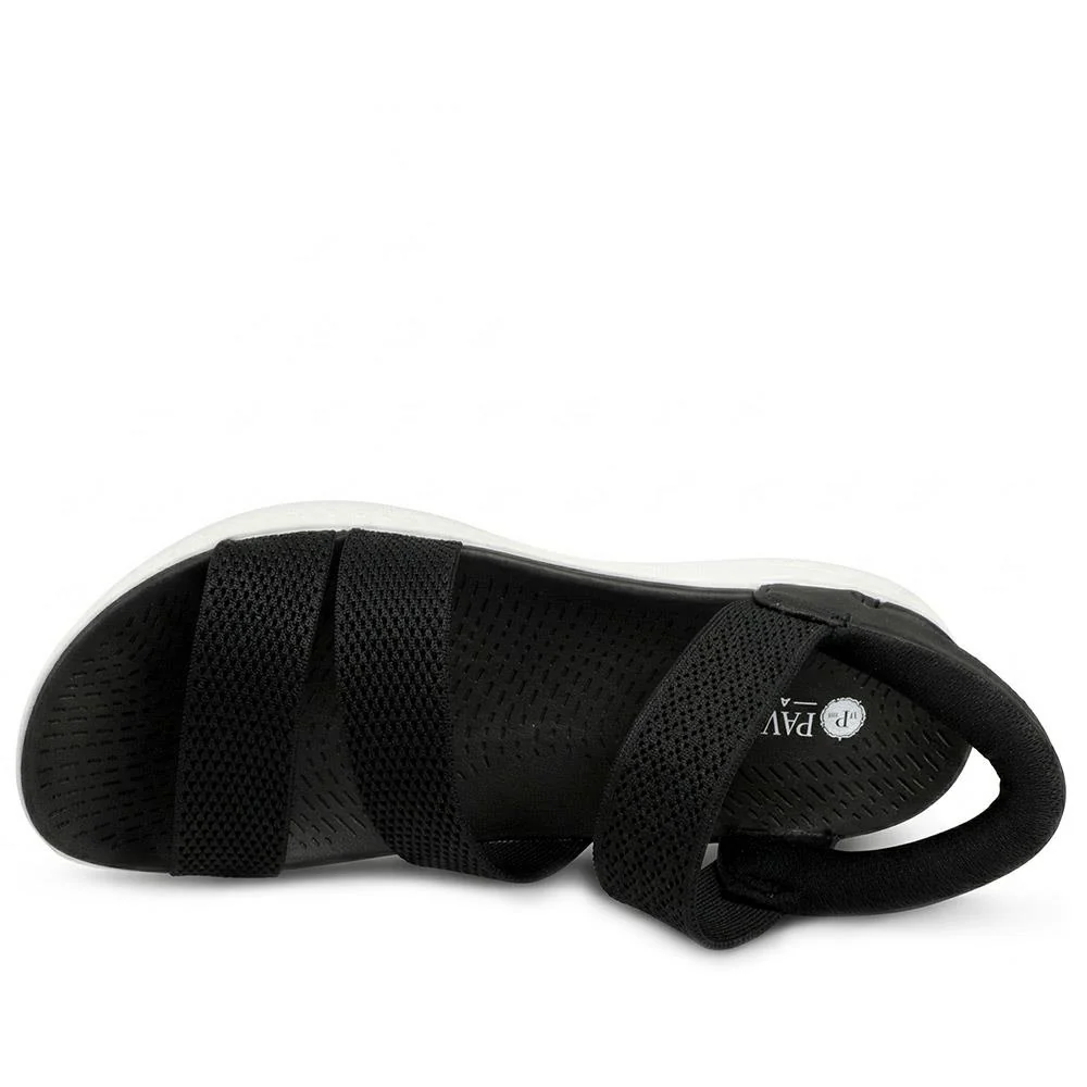 Easy Step In Lightweight Sandals - BOJIE43003 / 329 277 - Black - Image 4