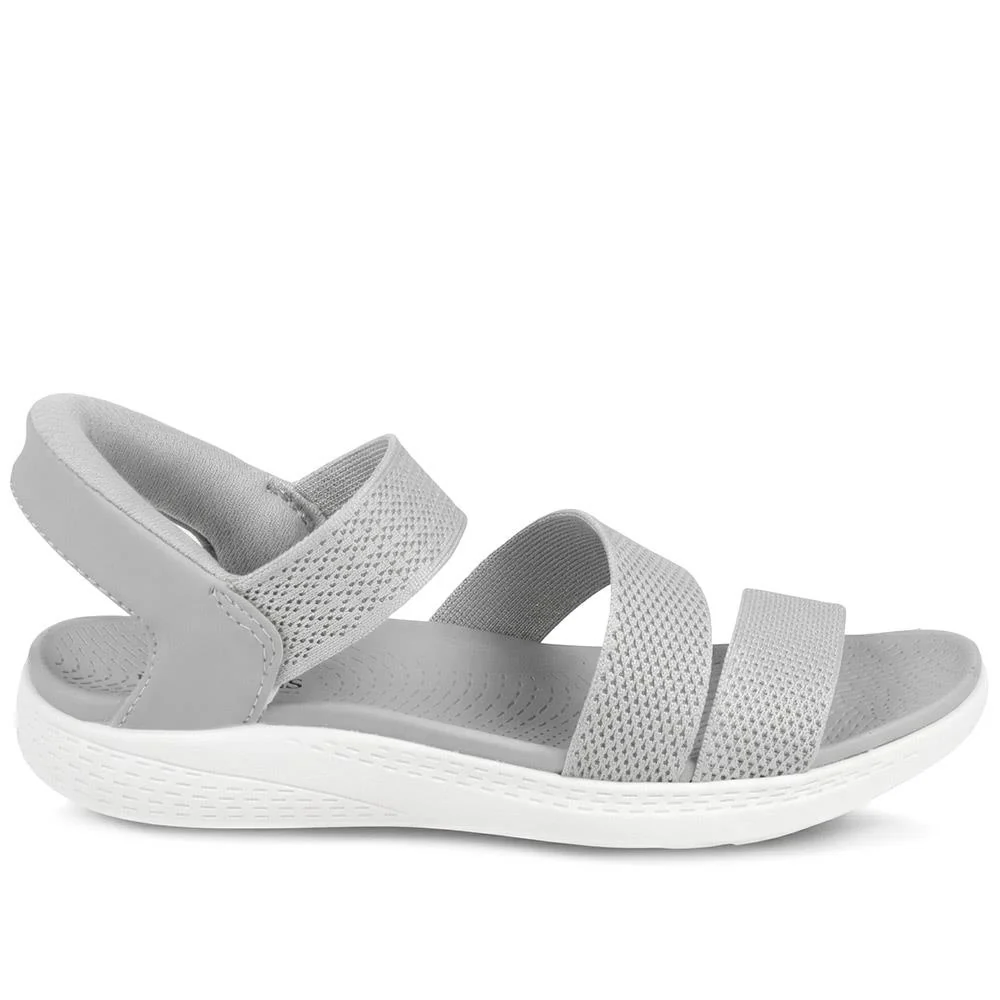 Easy Step In Lightweight Sandals - BOJIE43003 / 329 277 - Grey - Image 2