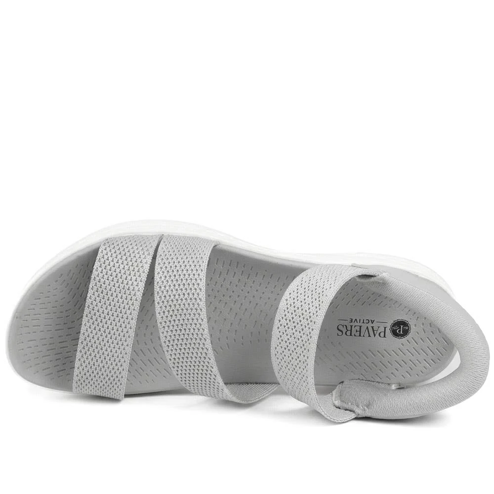 Easy Step In Lightweight Sandals - BOJIE43003 / 329 277 - Grey - Image 4