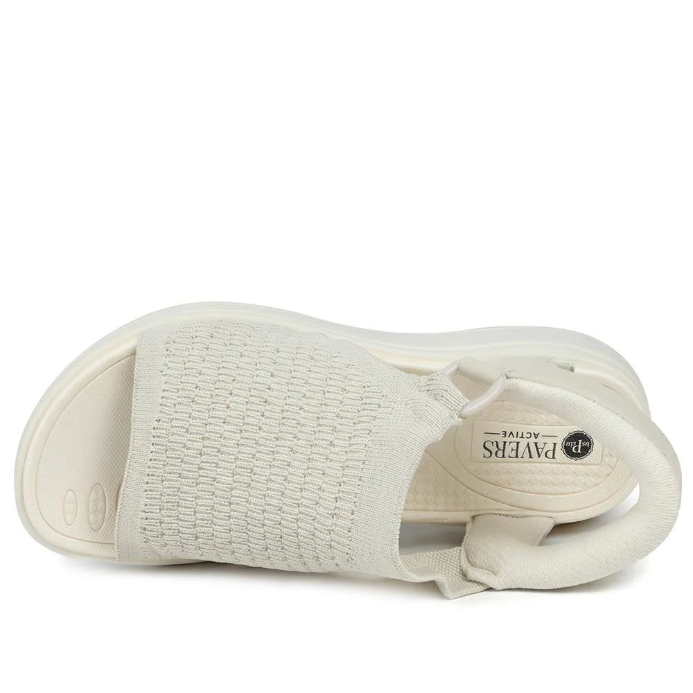Easy Step In Stretch Fit Sandals - BOJIE43007 / 329 278 - Beige - Image 4