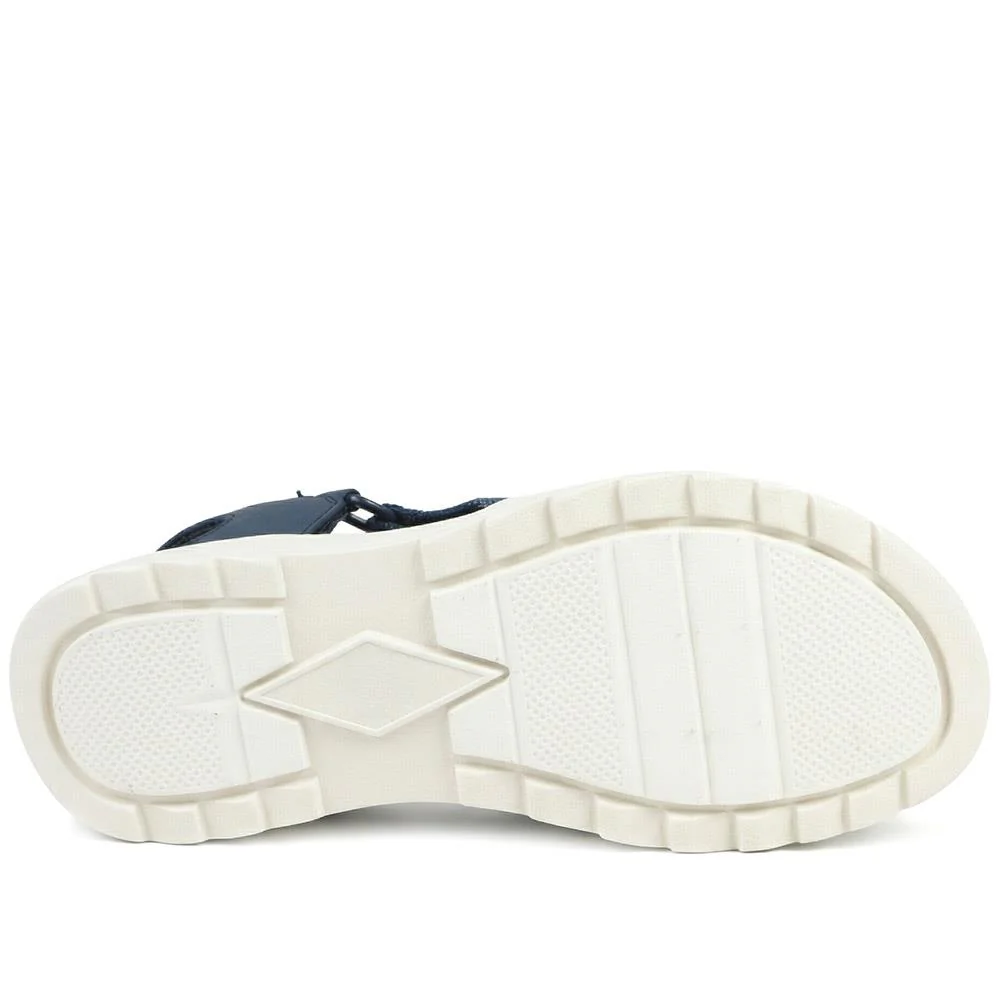 Easy Step In Stretch Fit Sandals - BOJIE43007 / 329 278 - Navy - Image 5